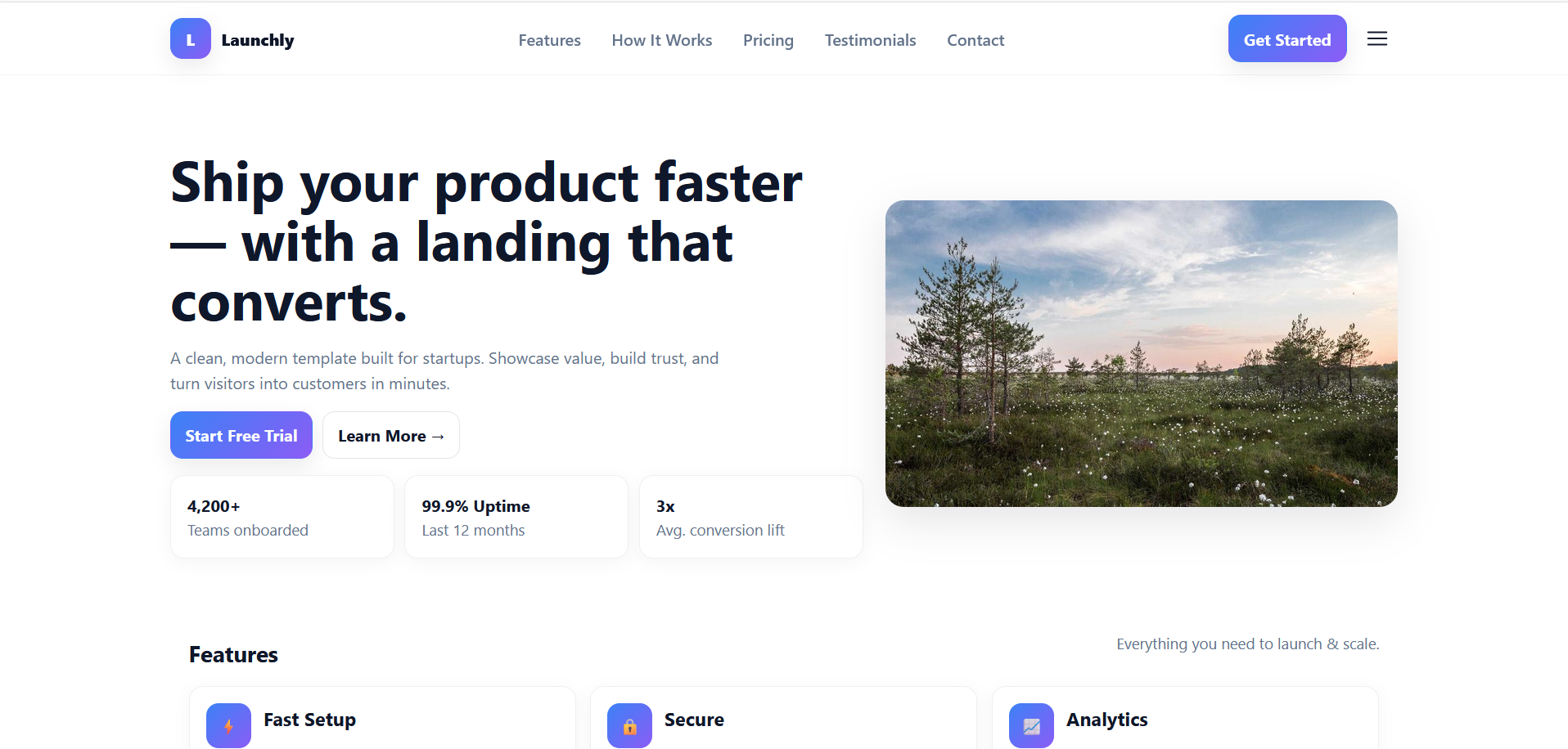Landing Page
